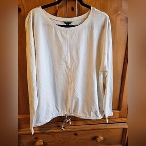 NWOT Nautica Women's White Long Sleeve Top SIZE XXL